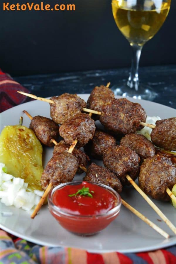 Ground Beef Skewers Delicious Keto Recipe Keto Vale