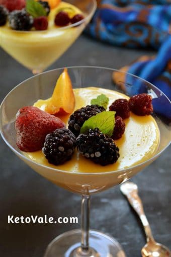 Keto Vanilla Pudding Low Carb Sugar Free Recipe