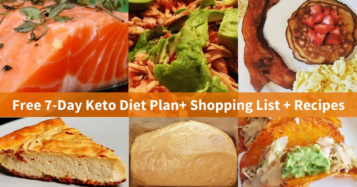 7 Day Ketogenic Diet Plan Shopping List Recipes KetoVale