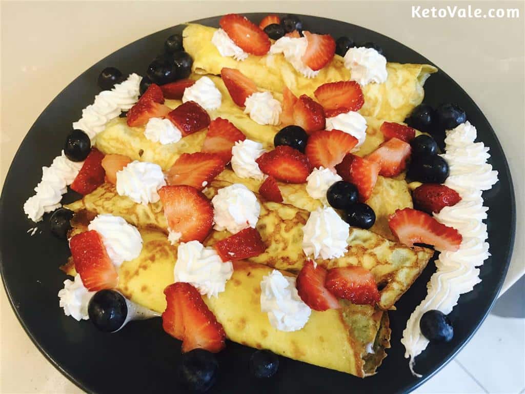 Keto Crepes- Just 2 grams carbs! - The Big Man's World ®