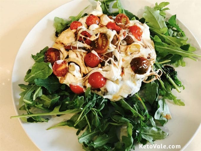 Keto Stuffed Portobello Mushrooms Low Carb Recipe | KetoVale