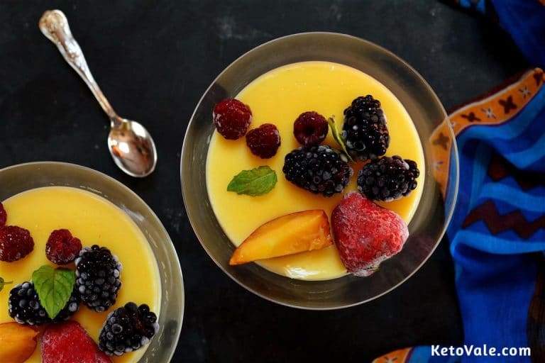 Keto Vanilla Pudding Low Carb Sugar Free Recipe