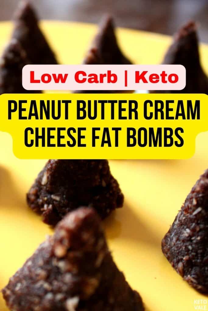 cream cheese peanut butter fat bombs