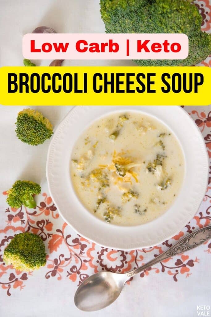 keto broccoli cheddar soup