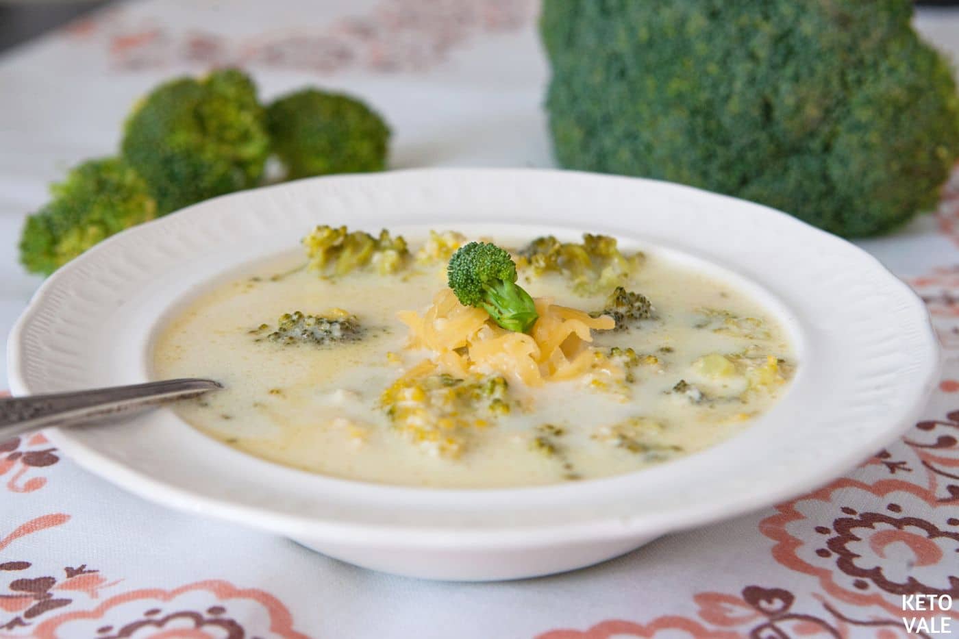 Keto Broccoli Cheese Soup (Fast and Easy!) KetoVale