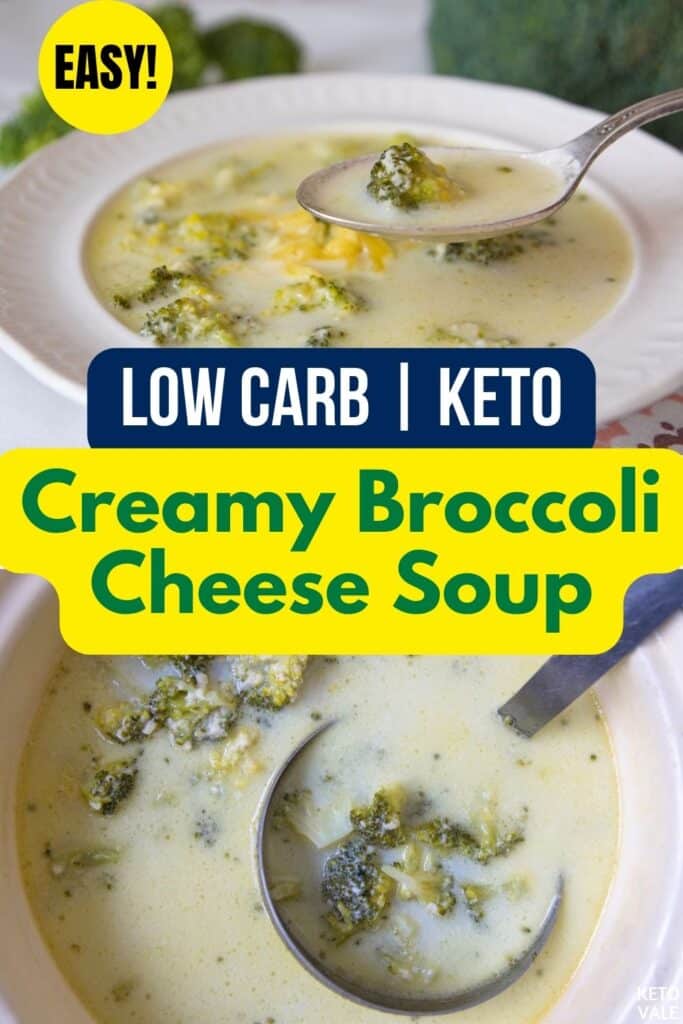 low carb broccoli cheese soup