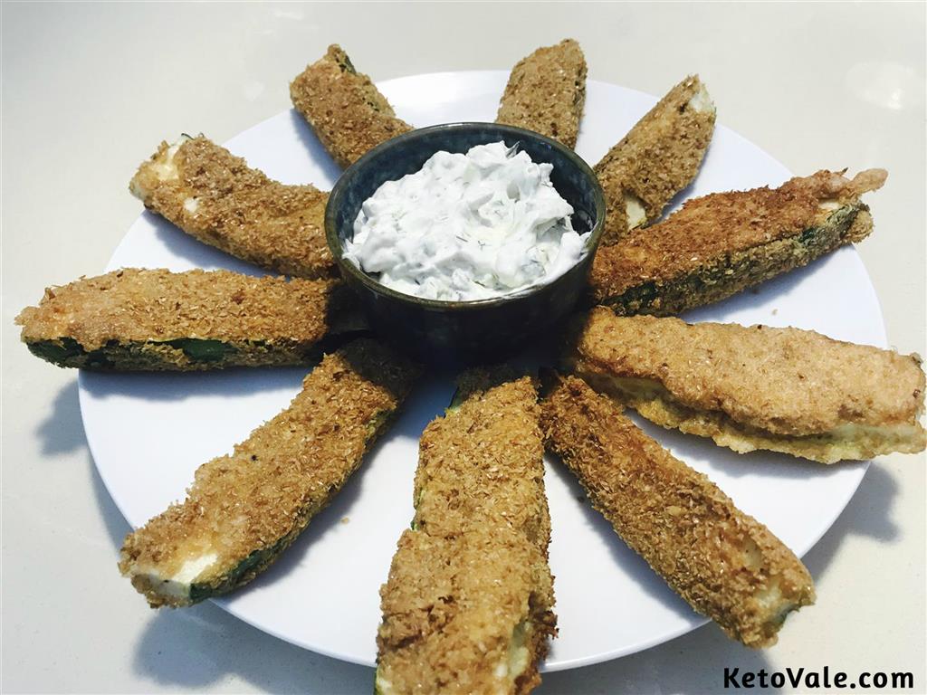 Zucchini Fries Low Carb Keto Friendly