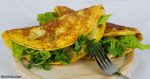 Bacon Mushroom Cheese Omelette