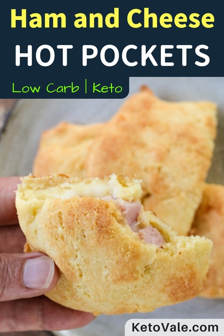 Ham and Cheese Hot Pockets Low Carb Recipe Keto Vale