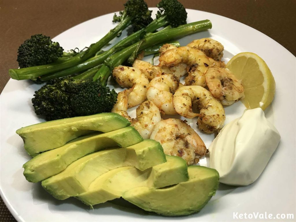 Roasted Shrimp With Broccolini