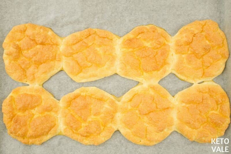 baking cloud bread in oven