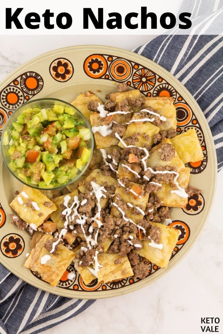 beef nachos with guacamole