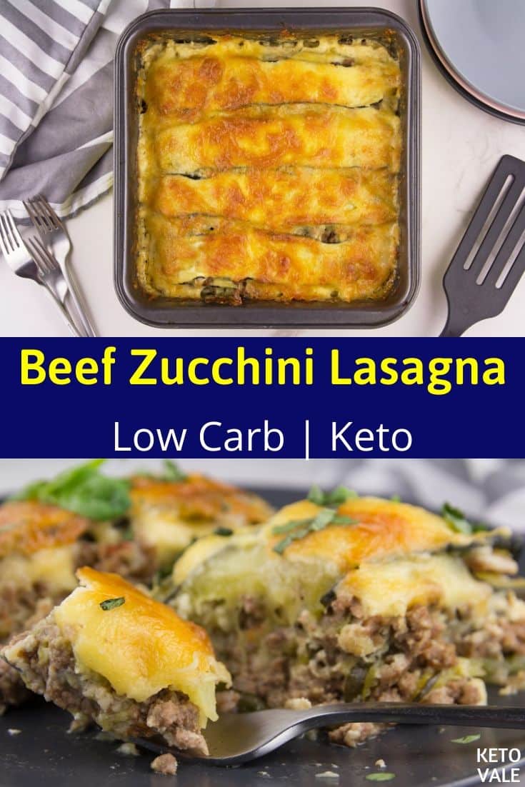 cheesy zucchini beef lasagna