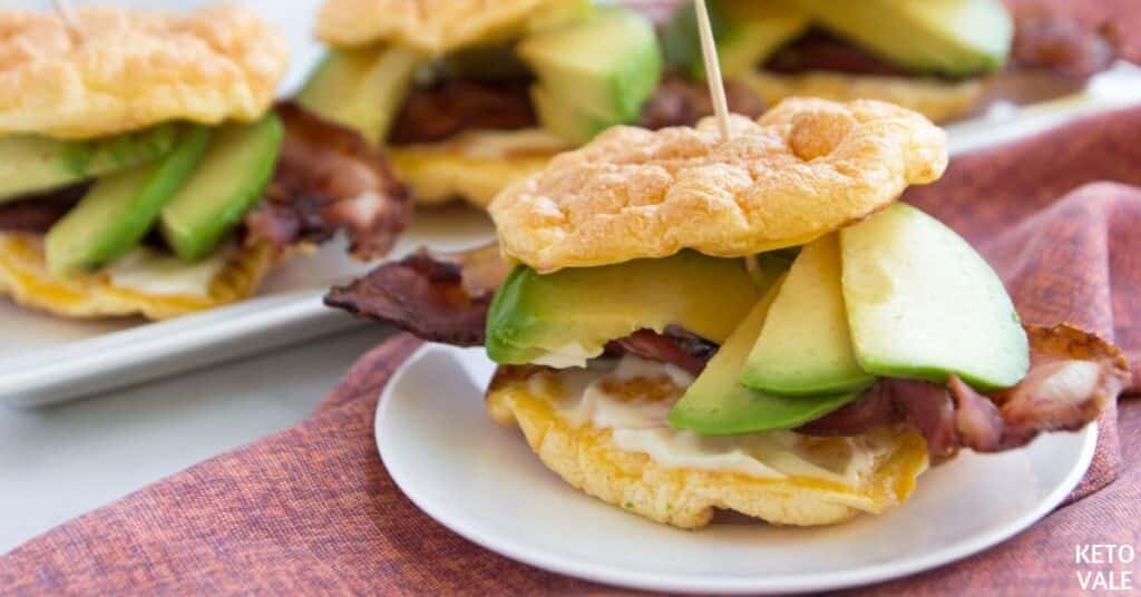 cloud bread sandwich