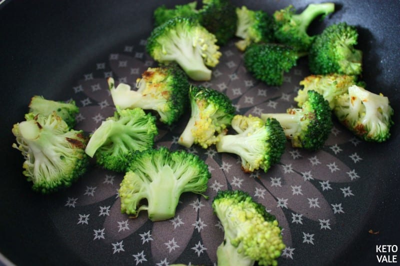 fry broccoli in butter