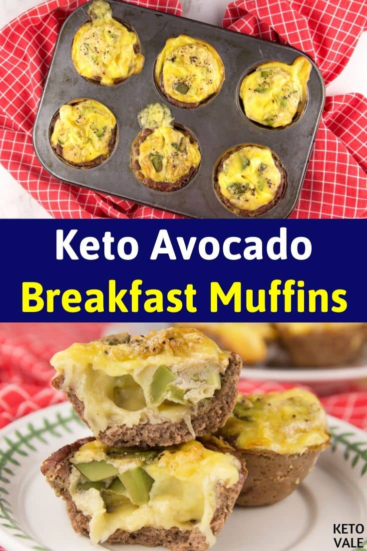 keto avocado breakfast muffins