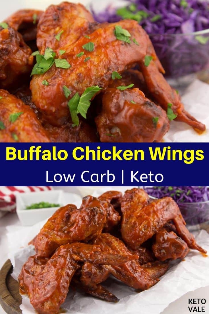 keto baked buffalo chicken wings