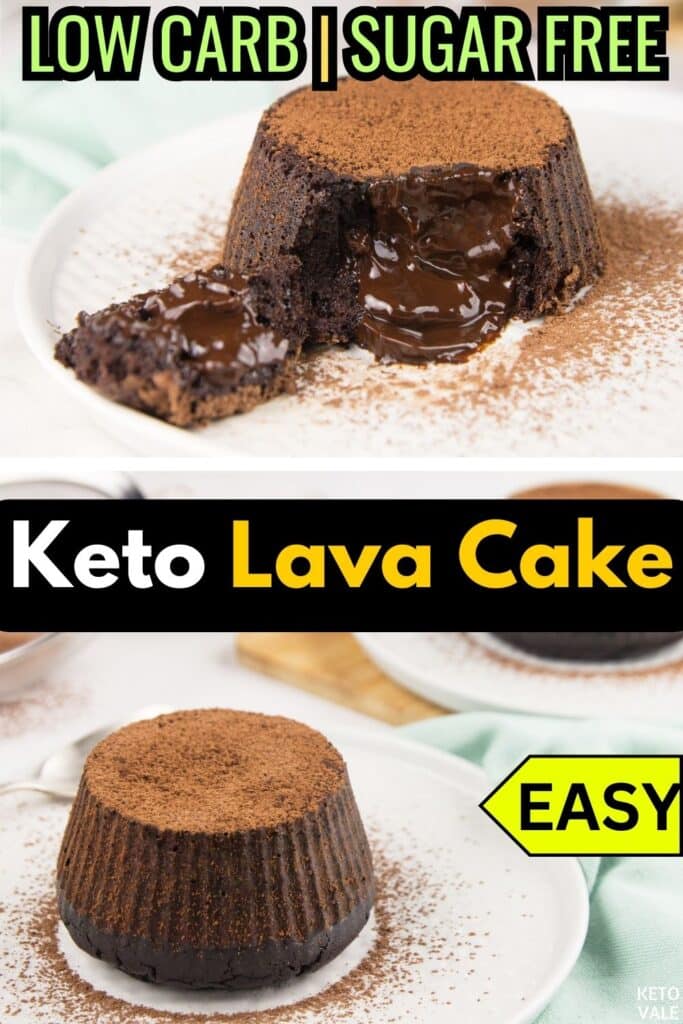 keto chocolate lava cake