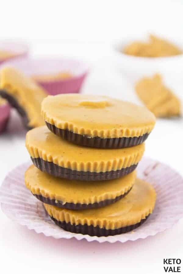 Keto Chocolate Peanut Butter Fat Bombs Recipe KetoVale