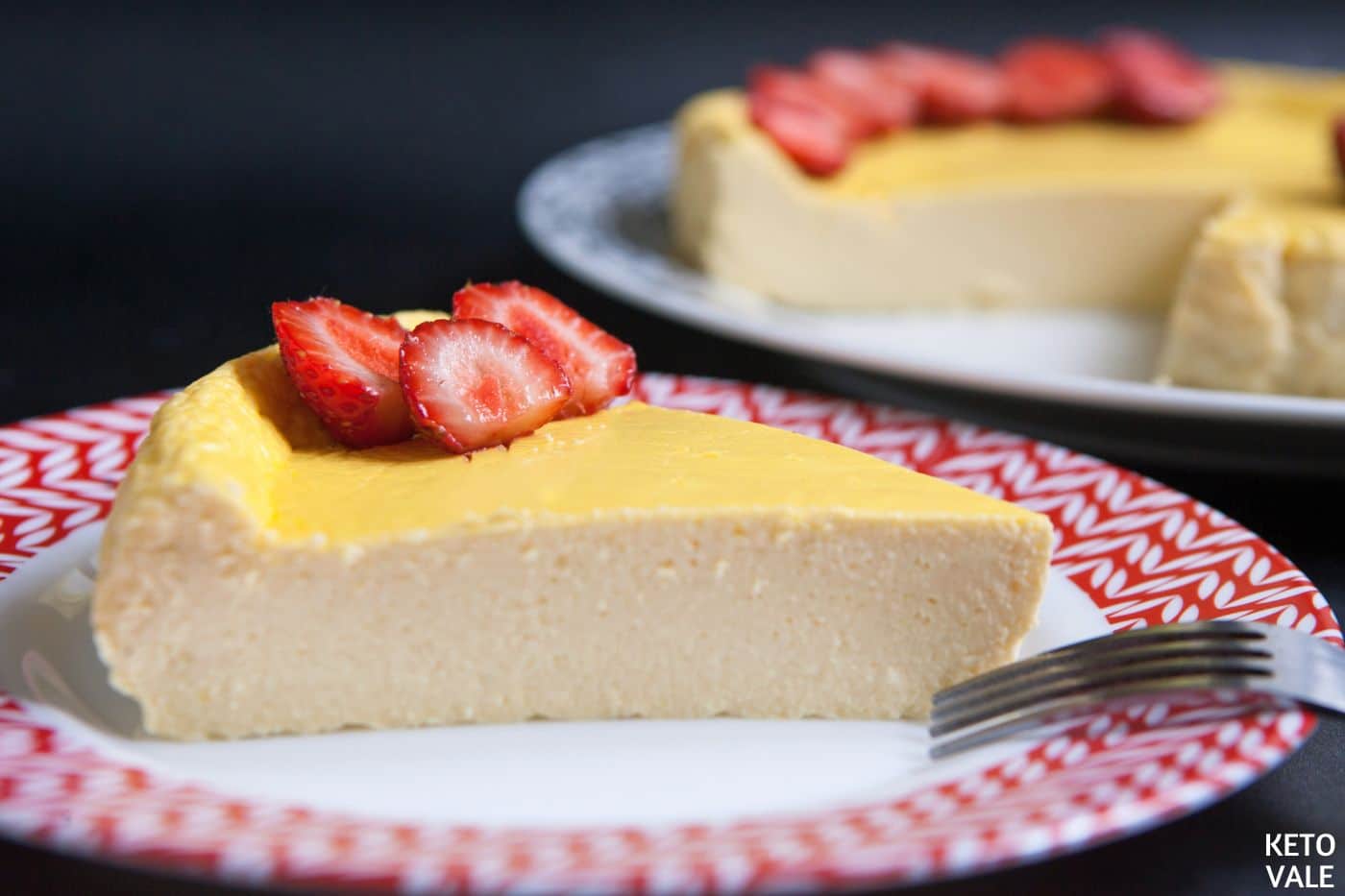 Keto New York Cheesecake Low Carb Recipe | KetoVale