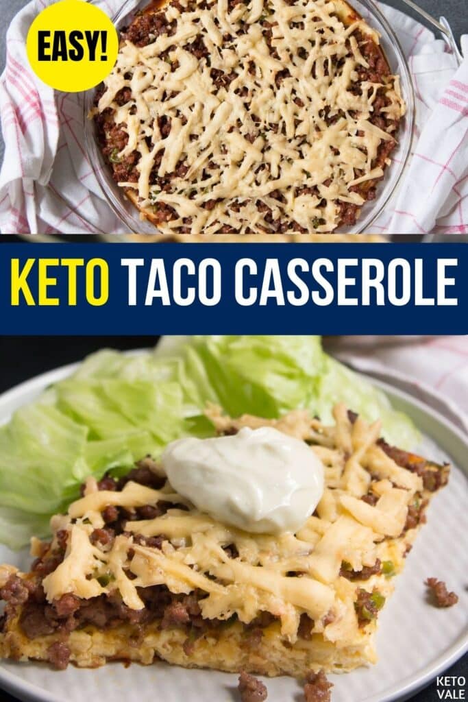 keto taco casserole