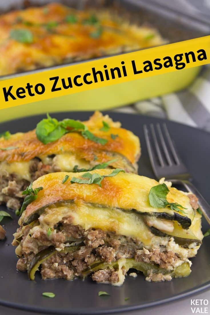 keto zucchini beef lasagna