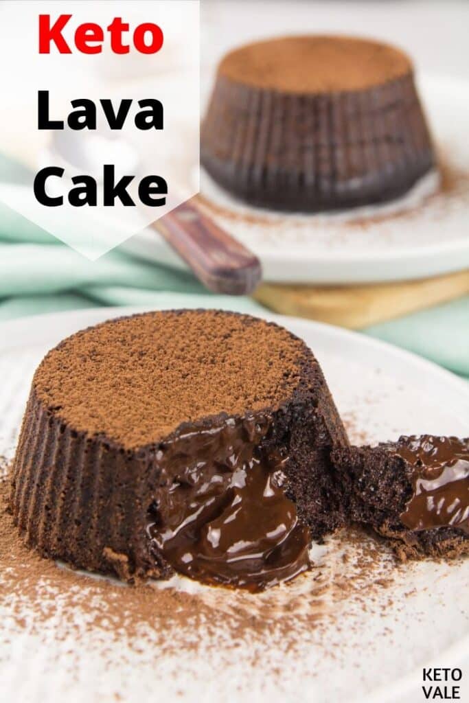 low carb lava cake
