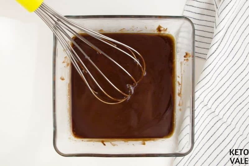 melting butter and chocolate