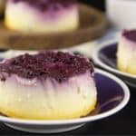 mini blackberry cheesecake