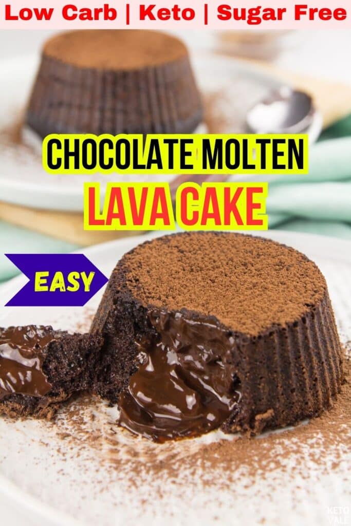 sugar free chocolate lava cake
