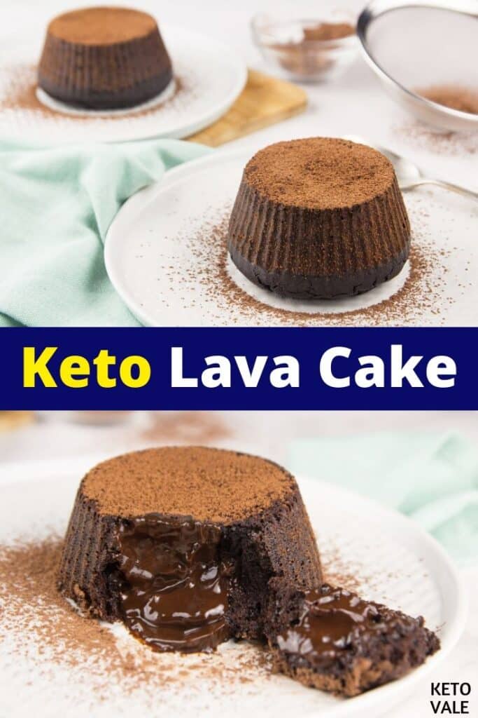 sugar free lava cake