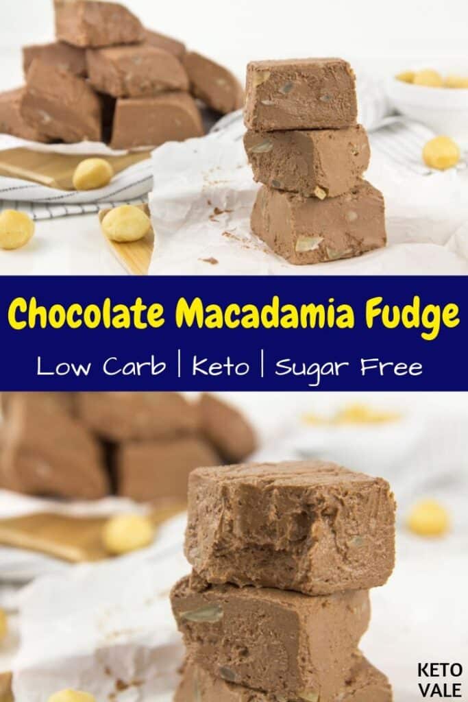 sugar free macadamia fudge