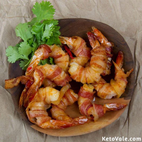 Bacon Wrapped Shrimp Easy and Delicious Recipe Keto Vale