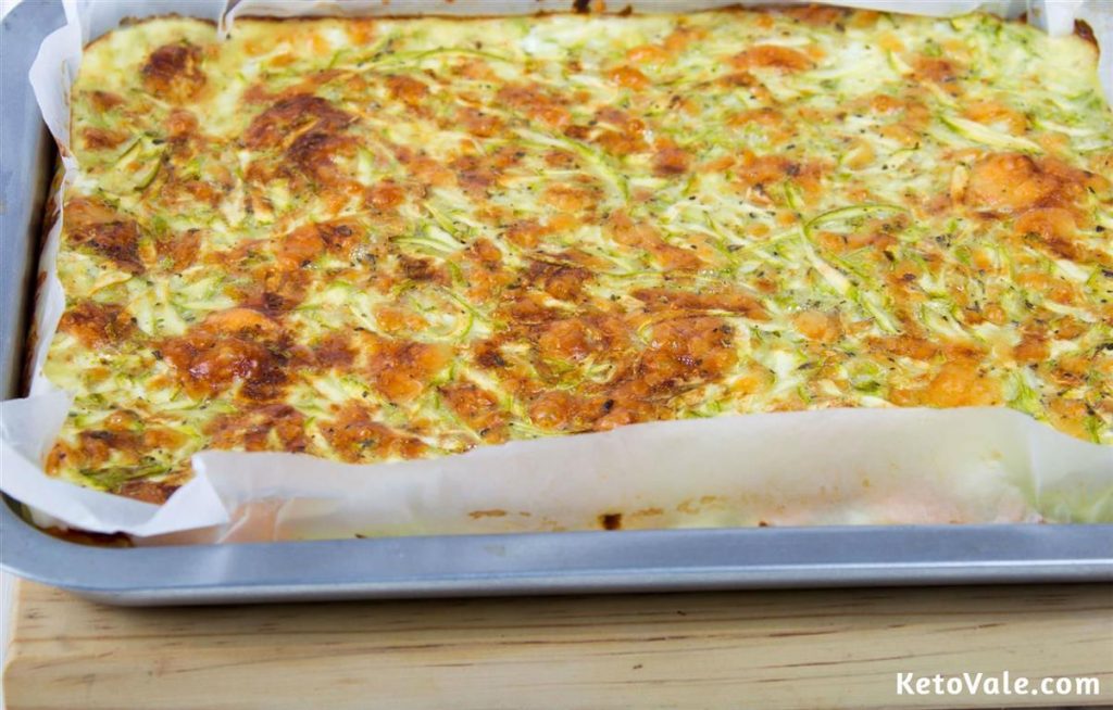 Baking zucchini in oven