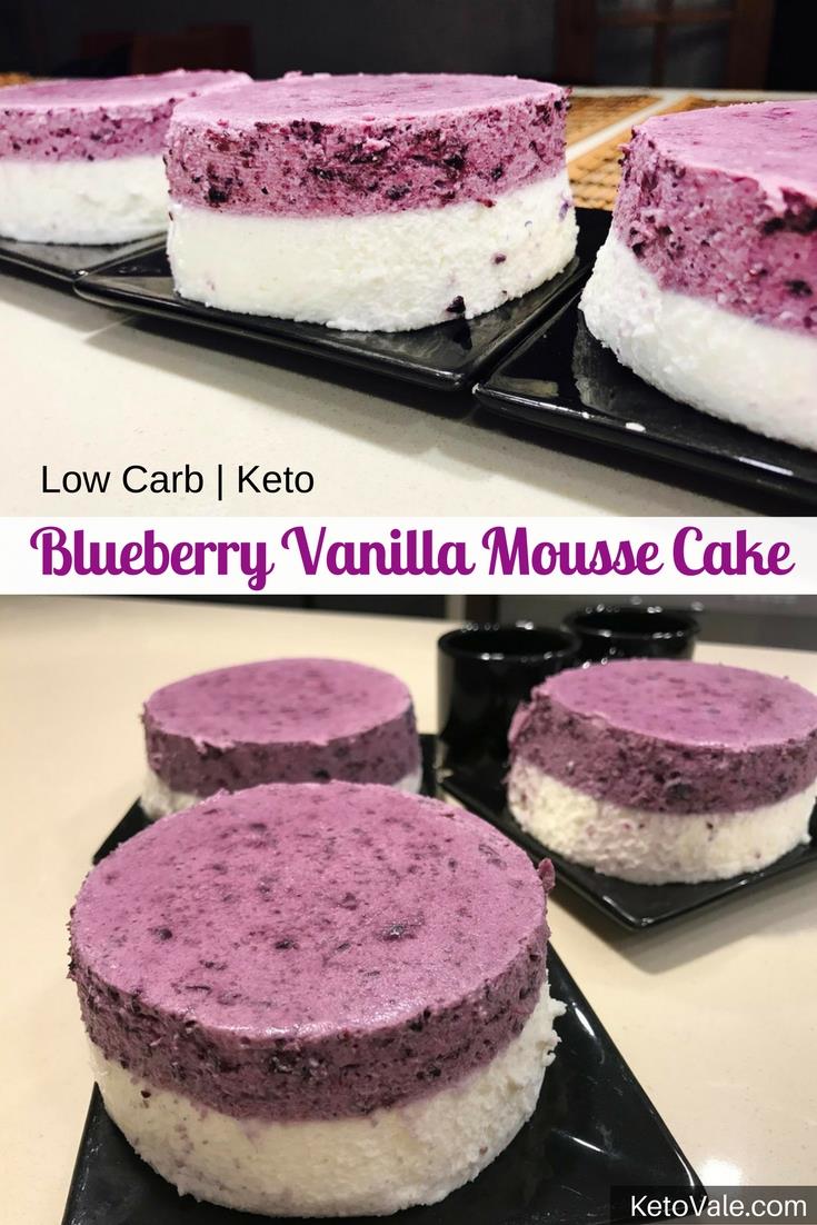 Blueberry Mousse Cake