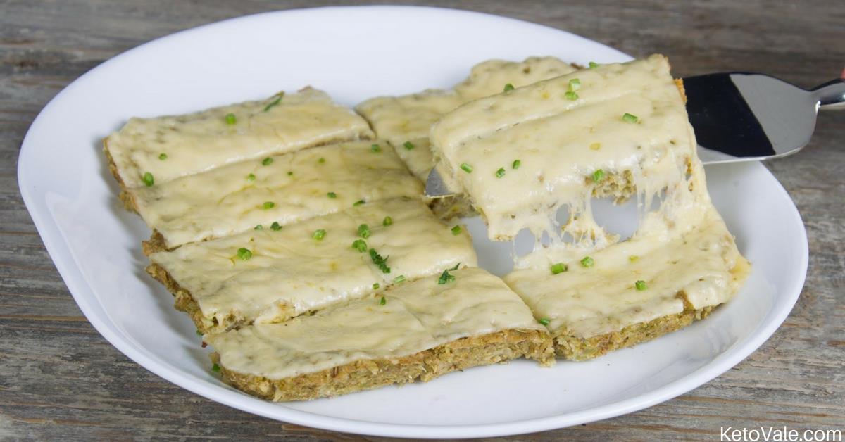 Broccoli Cheesy Bread Low Carb Recipe Keto Vale