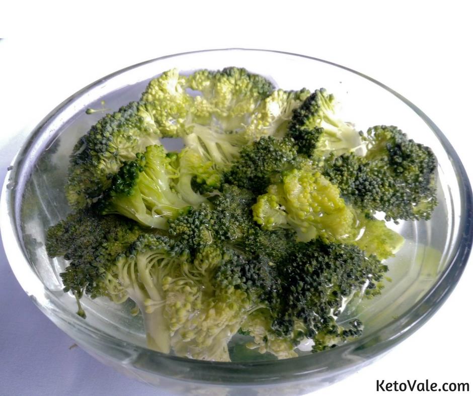 Broccoli in boiling water