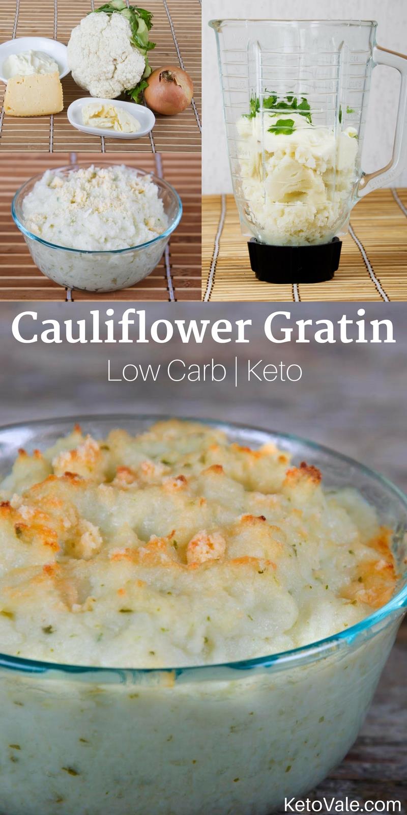 Cauliflower Gratin Keto Recipe