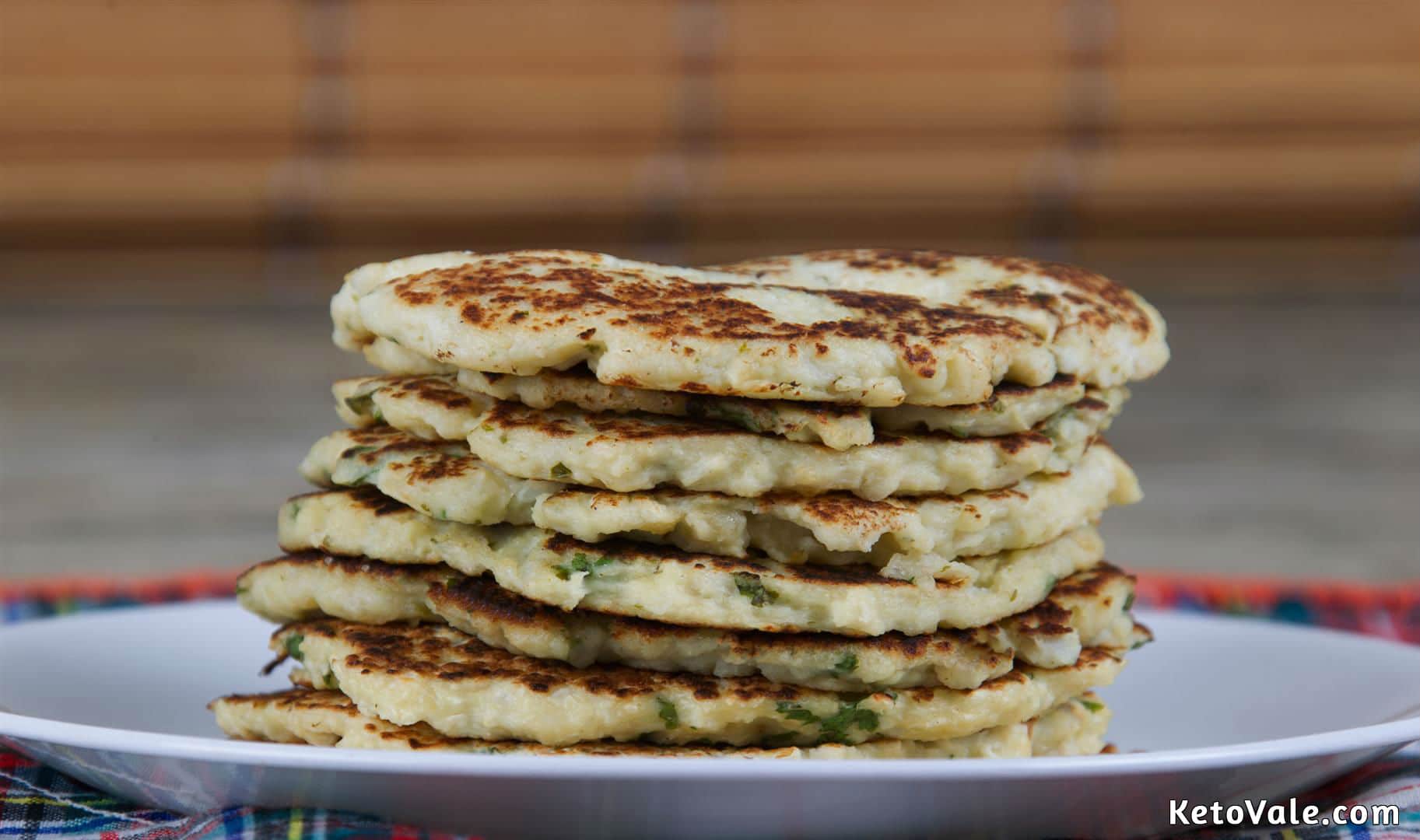 Keto Cauliflower Tortillas Low Carb Recipe KetoVale