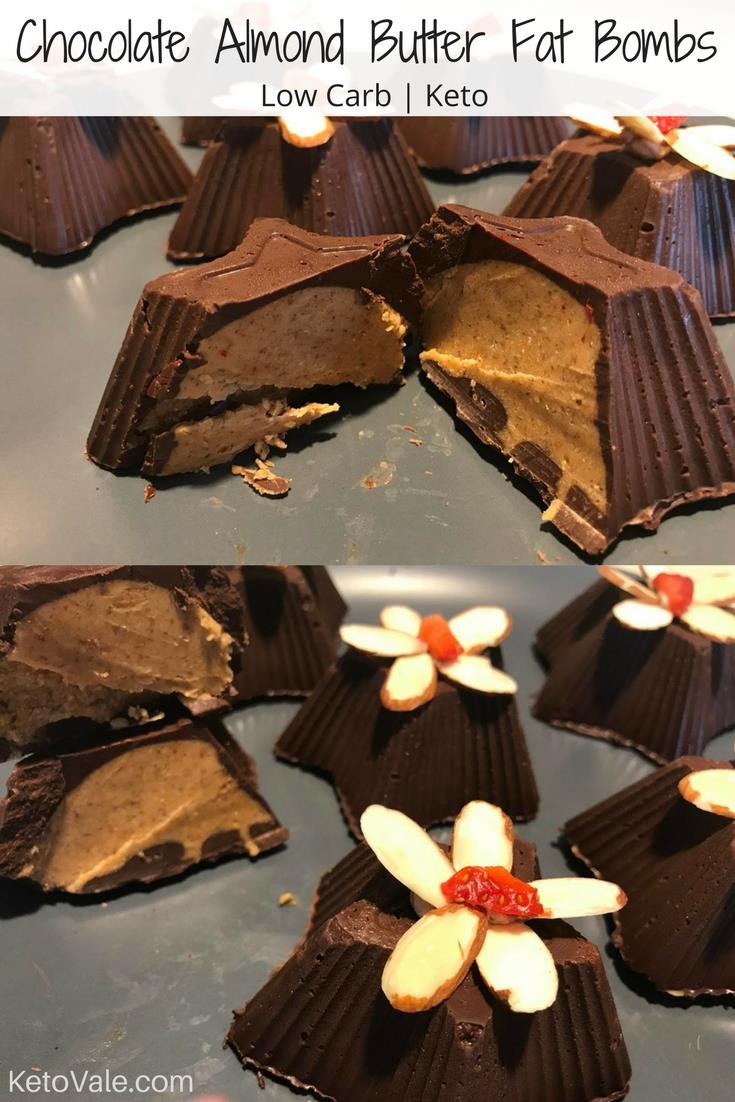 Chocolate Almond Butter Fat Bombs Recipe
