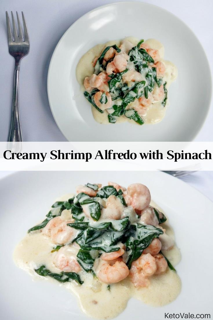 Creamy Shrimp Alfredo with Spinach