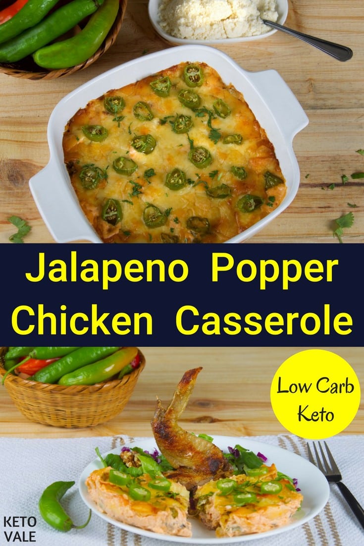 Keto Jalapeno Chicken Casserole