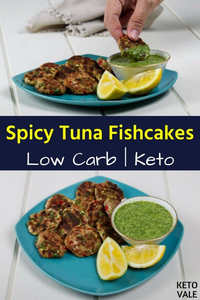 Keto Spicy Tuna Fishcakes Low Carb Recipe KetoVale