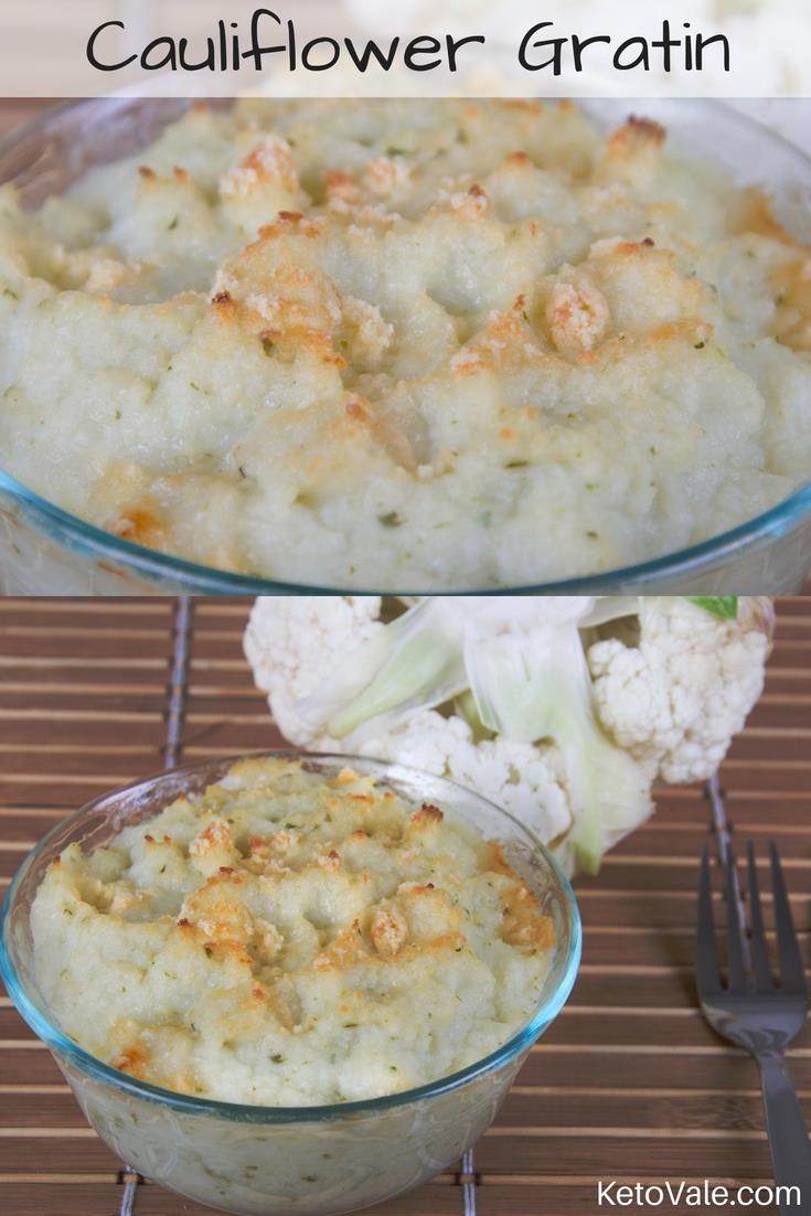 Low Carb Cauliflower Gratin