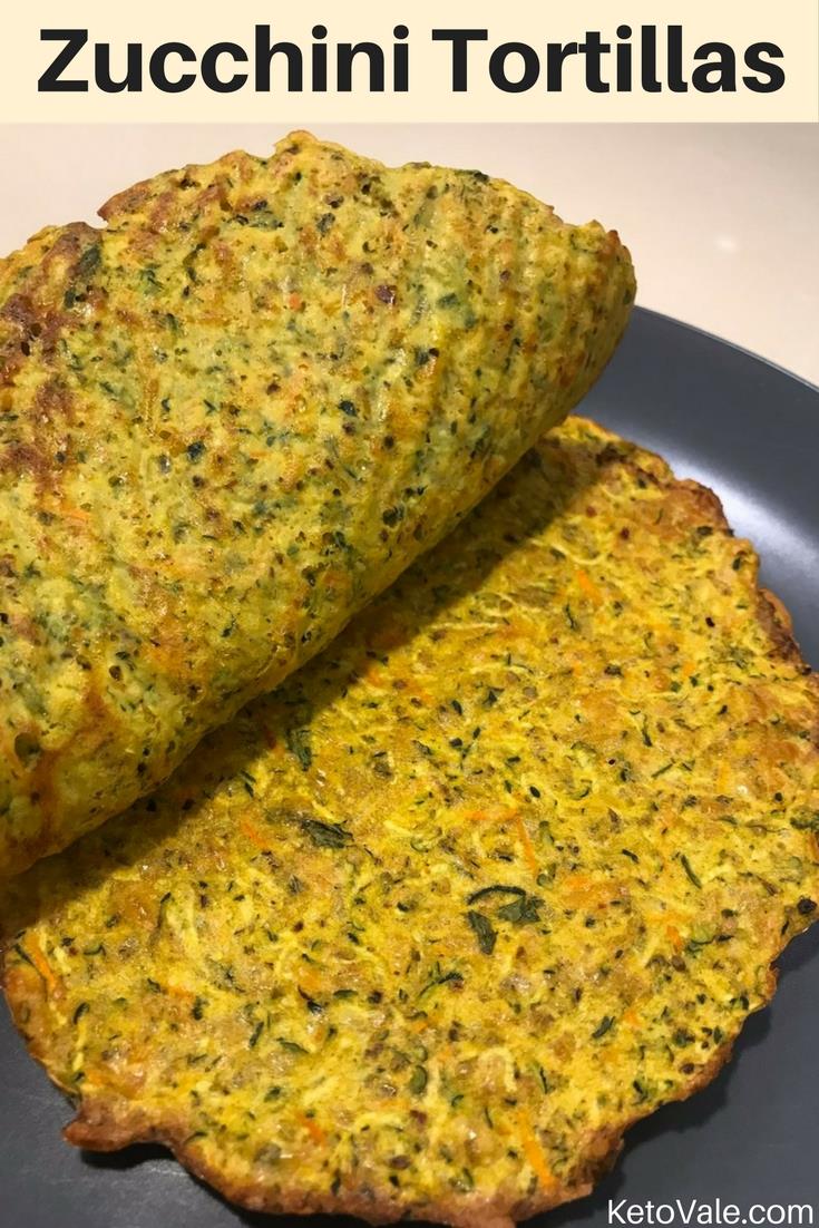 Low Carb Zucchini Tortillas