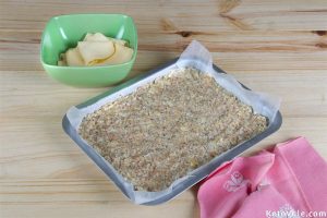 Spread cauliflower dough