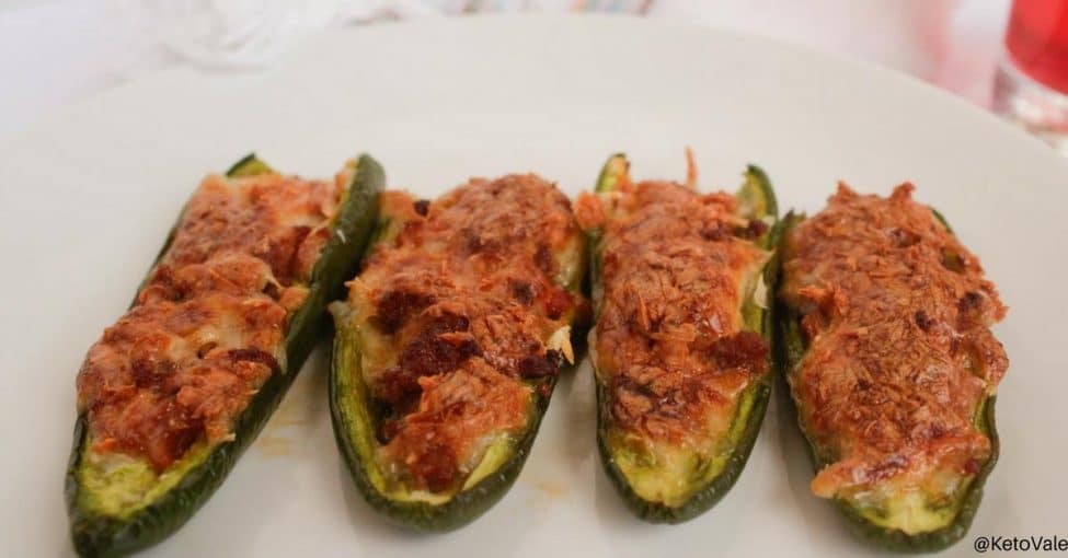 Keto Ground Beef Stuffed Jalapeno Peppers Low Carb Recipe KetoVale