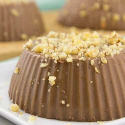 Easy Keto Almond Milk Chocolate Panna Cotta KetoVale