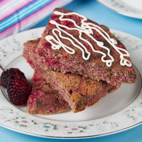 Easy Keto Blackberry Scones Low Carb Recipe KetoVale