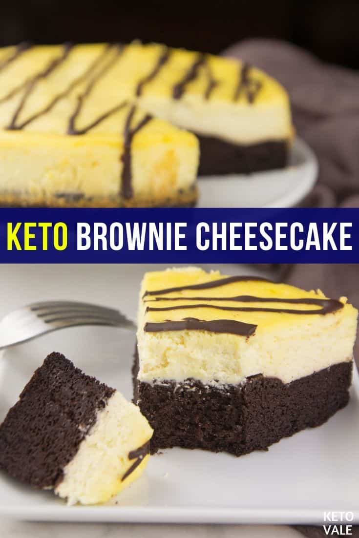 keto brownie bottom cheesecake